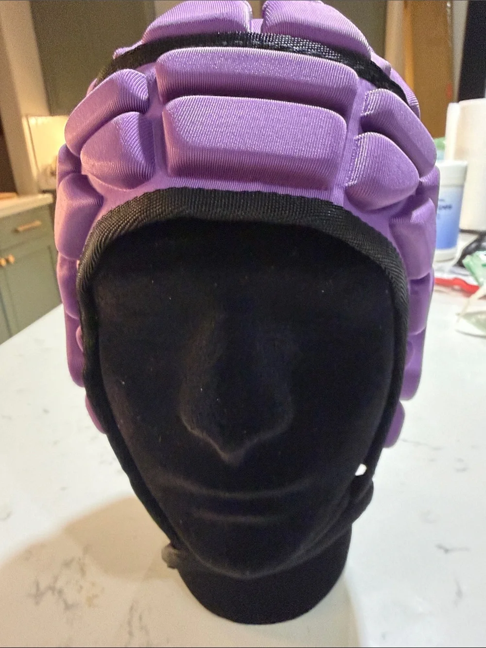 Purple Padded Kids Face Mask - Protective Sport Headgear . Small BB3